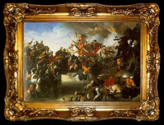 framed  unknow artist The Attack of Zrinyi, ta009-2
